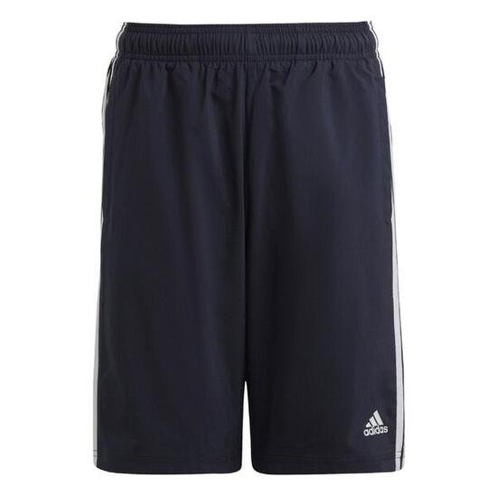Shorts Adidas 3 bandes bleus.
