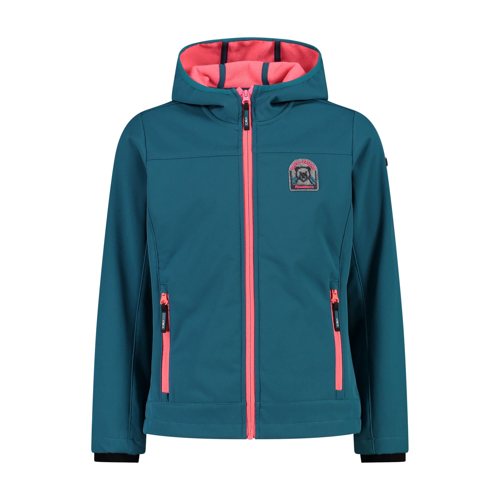 Veste à capuche fixe fille CMP 1/3