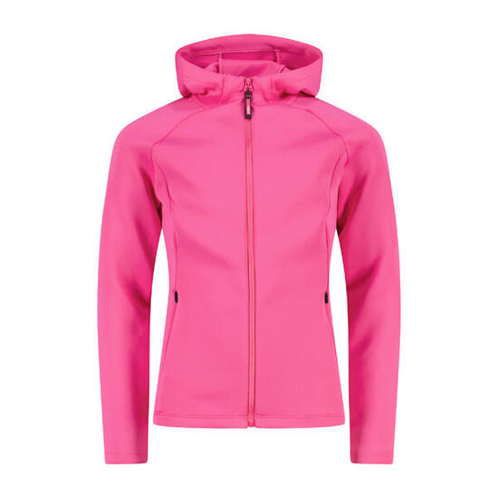 Felpa con cappuccio in tessuto elasticizzato per ragazza CMP