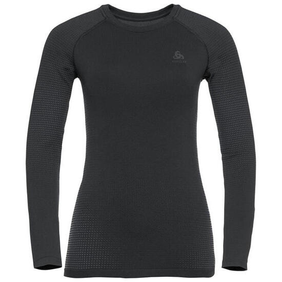Odlo Damen Shirt Performance Warm Eco Baselayer Top Crew Neck L/S 196191