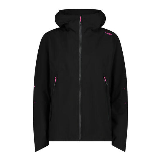 Outdoor/Trekkingjacke WOMAN JACKET FIX HOOD Wandern/Outdoor/Trekking Damen NERO