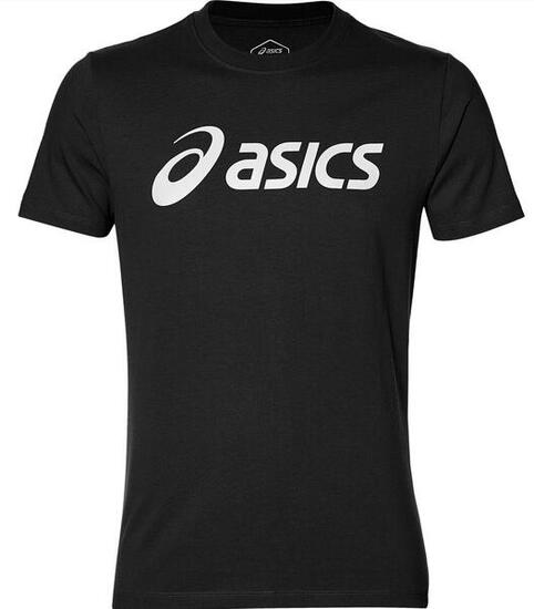 T-shirt à manches courtes homme Asics Big Logo Noir