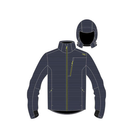 CMP Herren Softshelljacke MAN JACKET ZIP HOOD 34A2937
