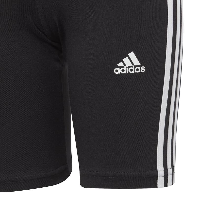 Pantaloni scurți copii adidas Essentials 3‑Stripes Cotton Bike Tights