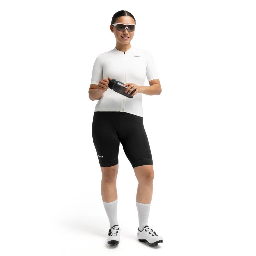 Cuissard vélo avec peau femme Cyclisme Core Bonette Noir 3/7