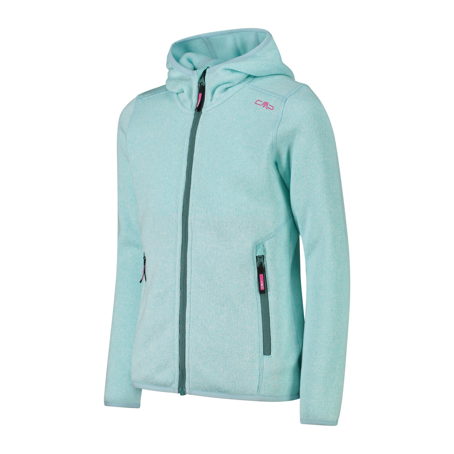 CMP Mädchen Fleece Jacke Fix Hood 3H19825 3/3