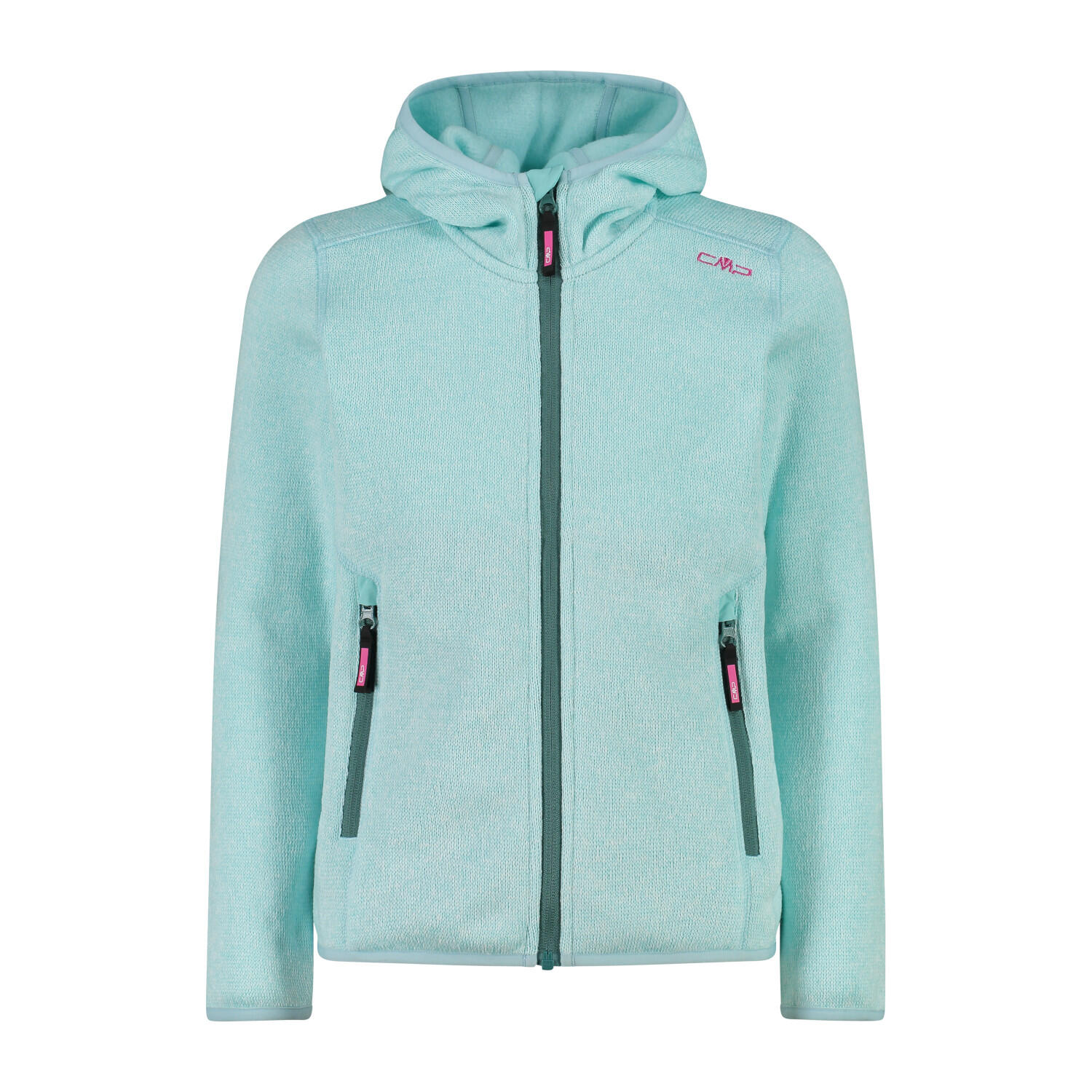 CMP Mädchen Fleece Jacke Fix Hood 3H19825 1/3