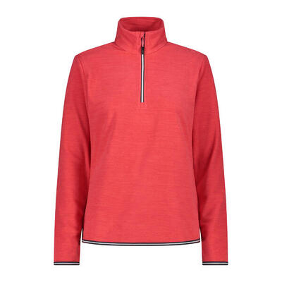 Fleecepullover weich wärmend Damen - Second-Layer-Rollkragenpullover