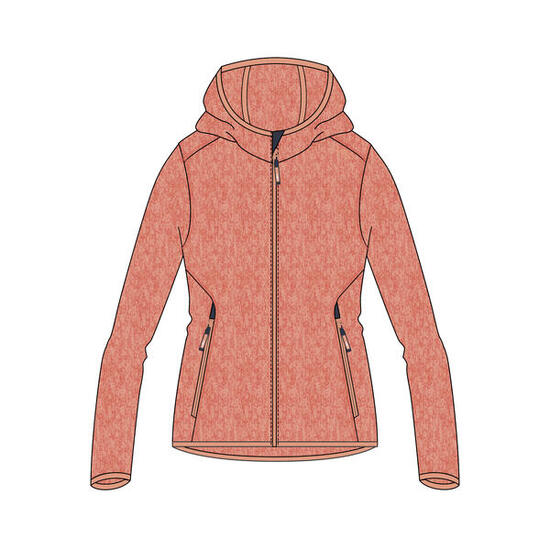 CMP Mädchen Fleece Jacke Fix Hood 3H19825