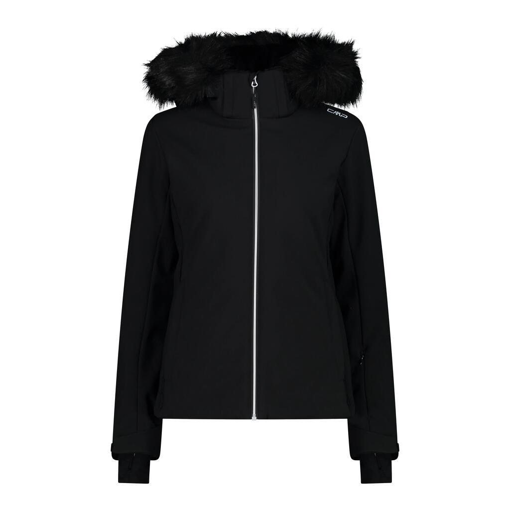 Women's zip-up ski jacket with removable hood CMP