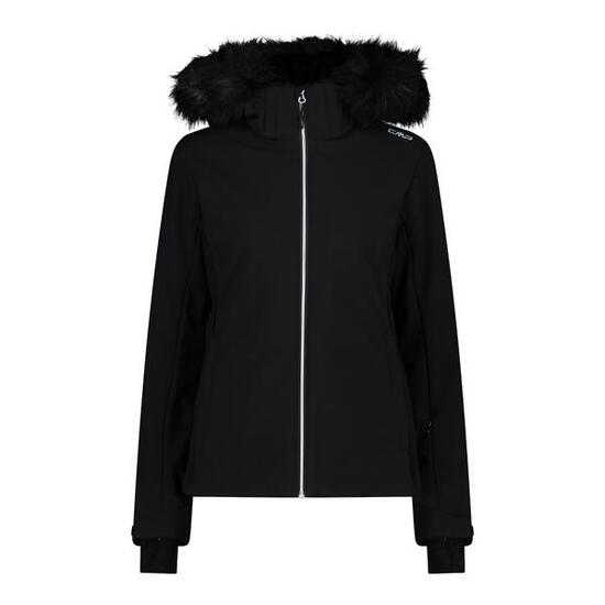Veste de ski zippée avec capuche amovible femme CMP