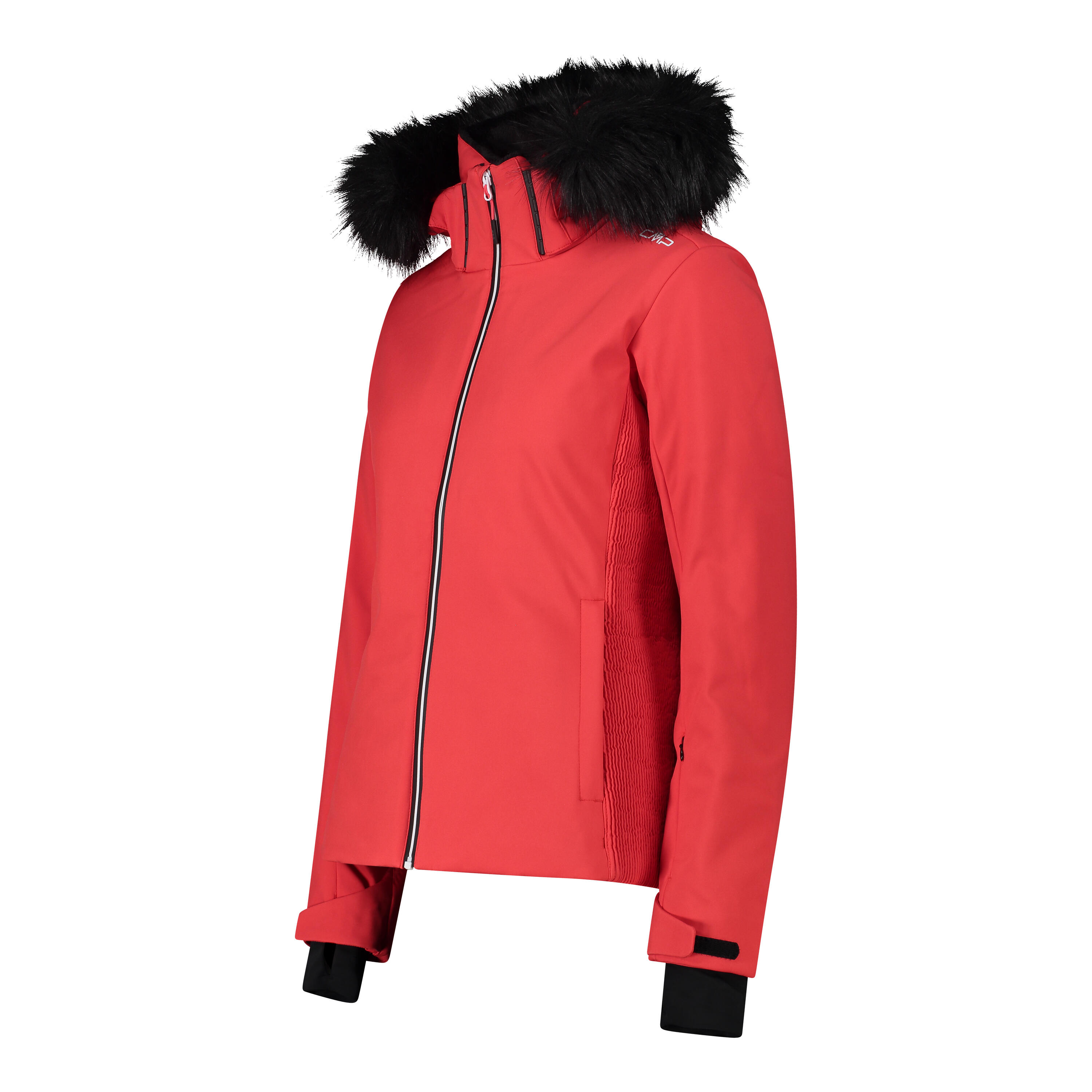 Veste de ski zippée avec capuche amovible femme CMP 3/4