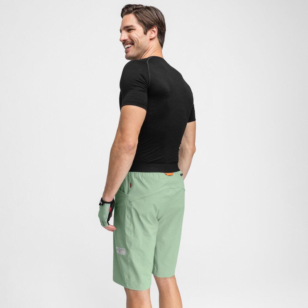 Herren Radsport gravelshorts für Thyme Grün 2/7