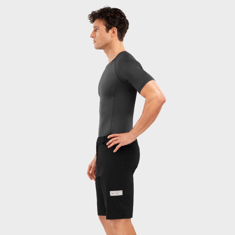 Shorts da gravel uomo Ciclismo Block Nero 3/7