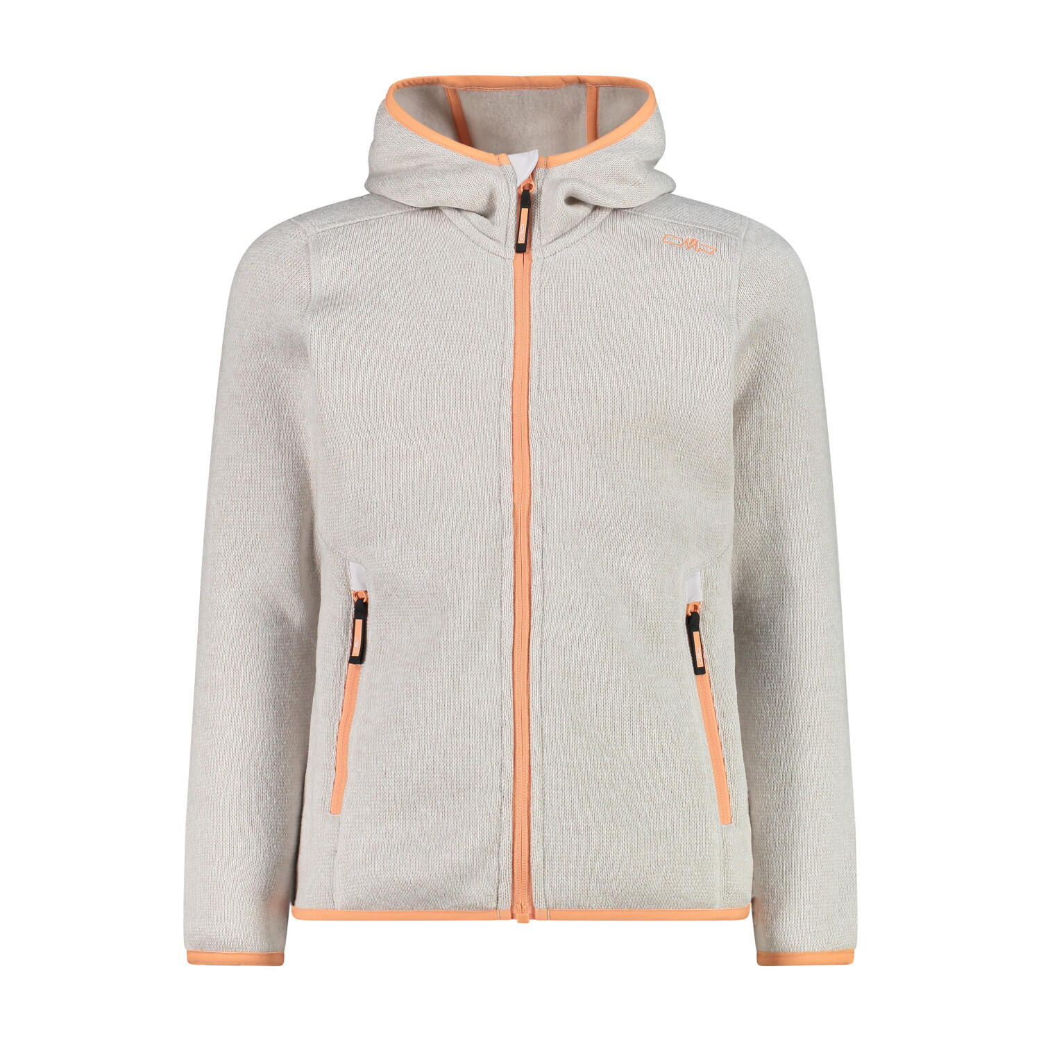CMP Mädchen Fleece Jacke Fix Hood 3H19825 1/3