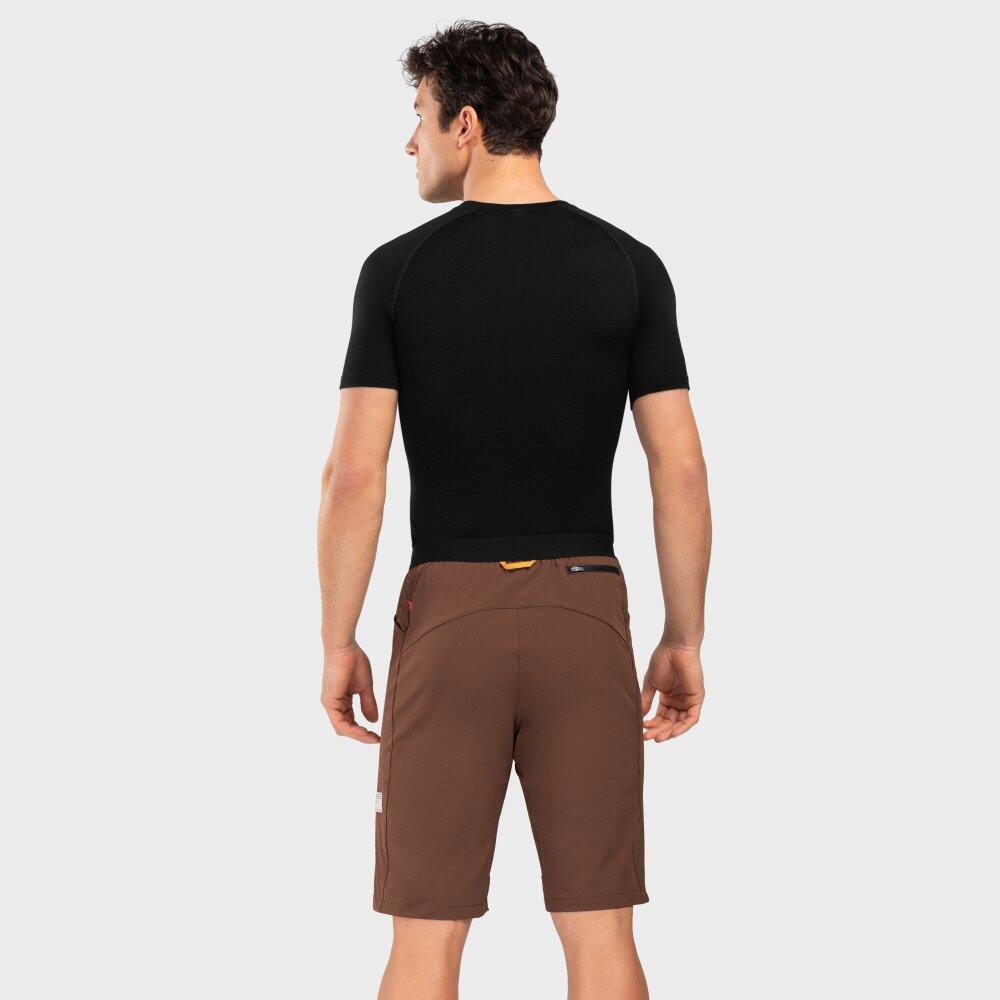 Shorts da gravel uomo Ciclismo Valley Marrone 2/7