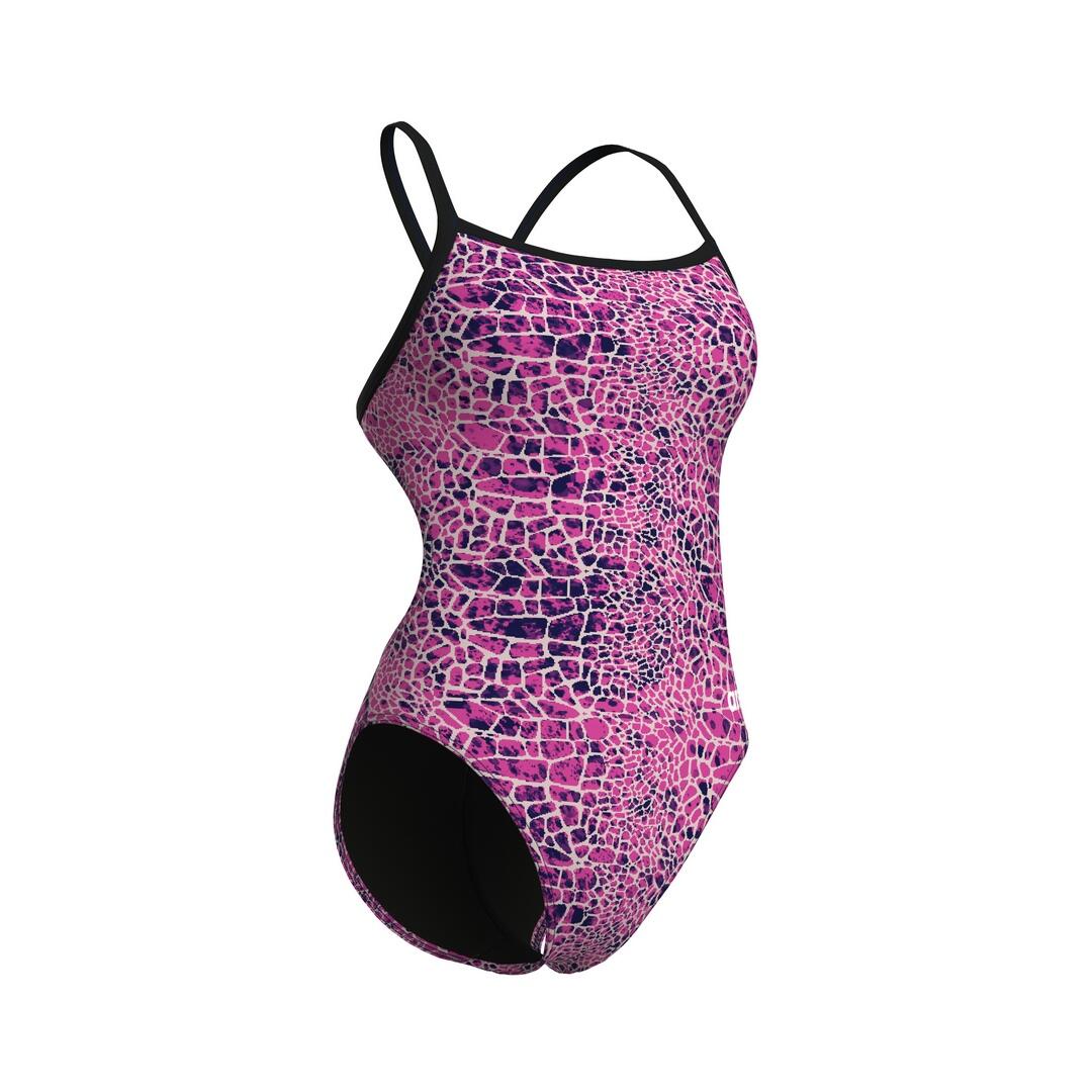 Strój Kąpielowy Damski Arena Snakeskin Swimsuit Challengeback 7/7