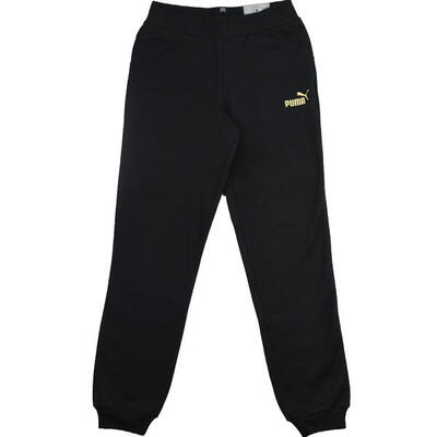 Puma essential sweatpants fl g, meisje , broeken, zwart