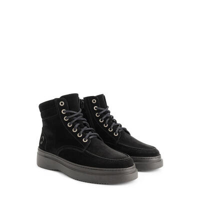 Edmonton Herren - Schnürboots - Wolle gefüttert - Schwarz