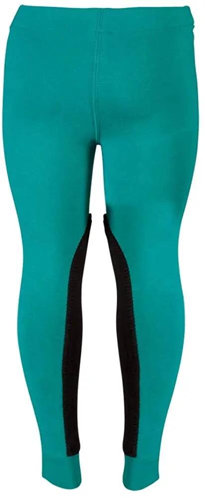 Pantalon équitation pour Fille modèle Ella - Turquoise/noir PFIFF 2/3