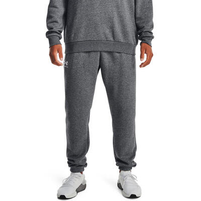 Heren trainingspak under armour essential fleece jogger grijs grijs 2xl