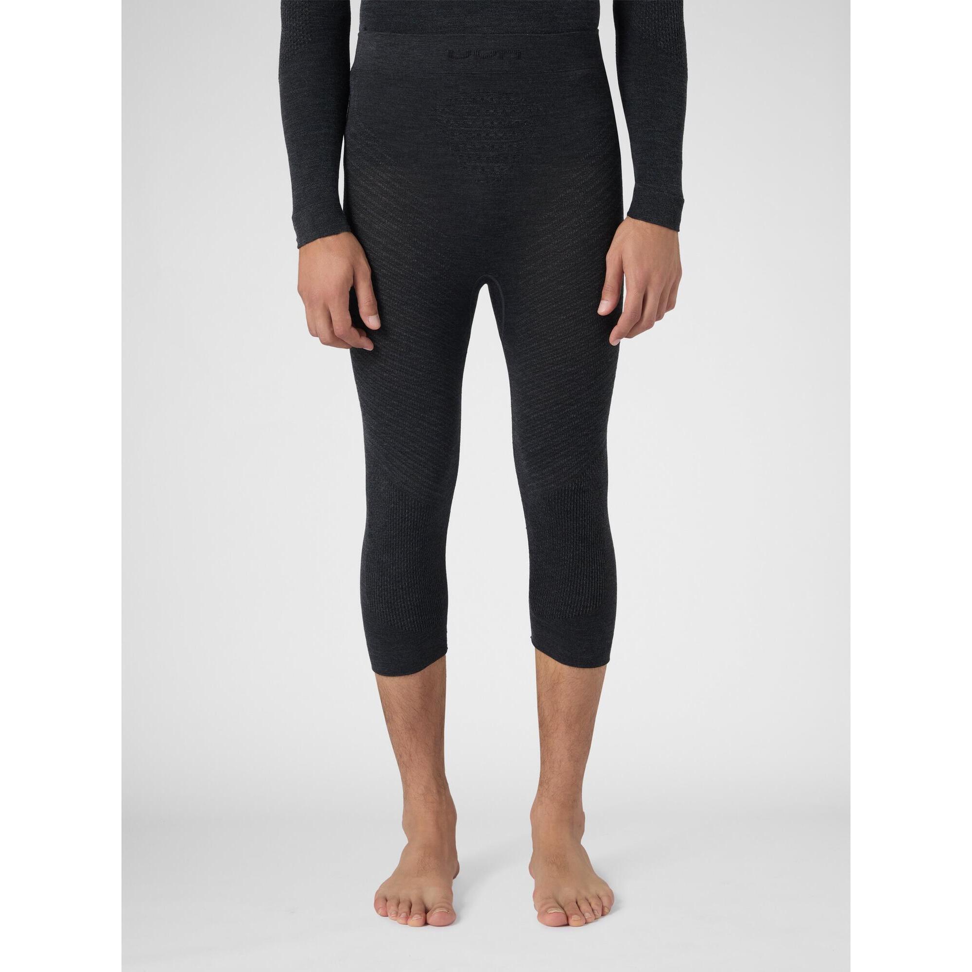 Uyn - Fusyon Cashmere 3/4 Thermal Pants - Sous Vêtement Bas - Gris - 52 2xl - Decathlon