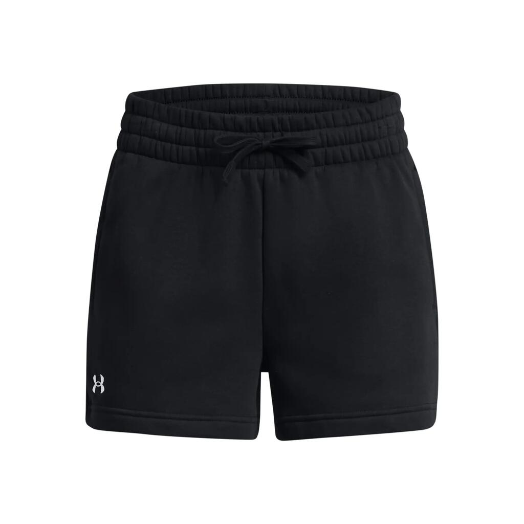 Women's Under Armour Rival Fleece Shorts - Black