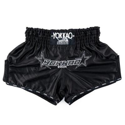 Yokkao institution carbonfit shorts - satijnmix - zwart