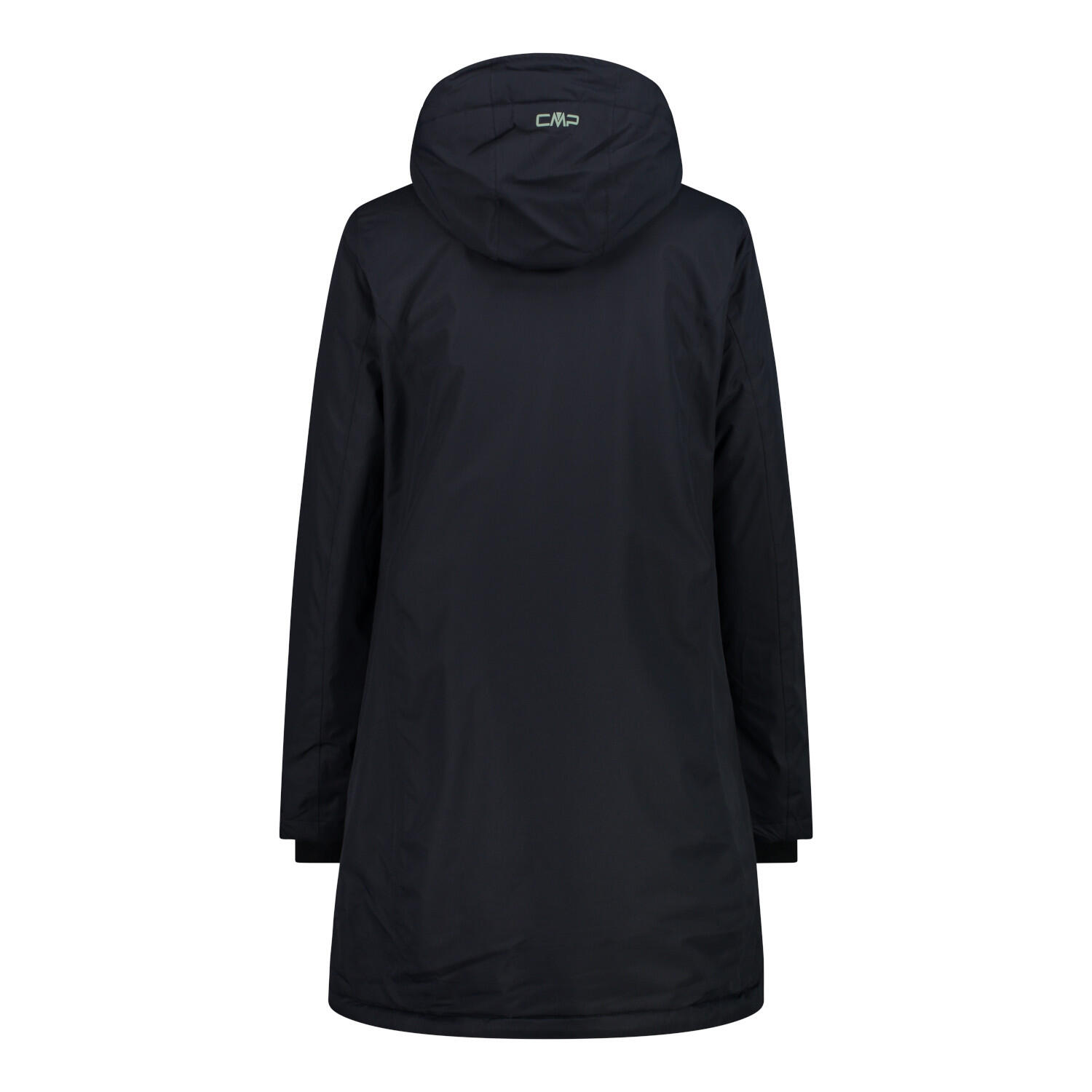 CMP WOMAN COAT ZIP HOOD WINTERPARKA ANTRACITA 38 2/3