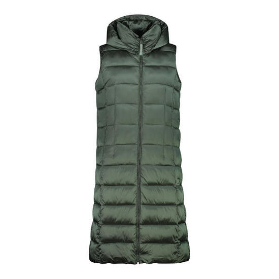 Doudoune à capuche long sans manches femme CMP