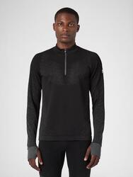 Exceleration Long-Sleeved Zip Up Running Shirt