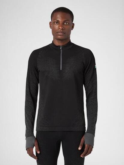 Exceleration Long-Sleeved Zip Up Running Shirt
