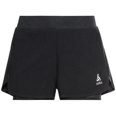 Odlo Damen Laufshort Zeroweight 3 Inch 2-in-1 Shorts 322561