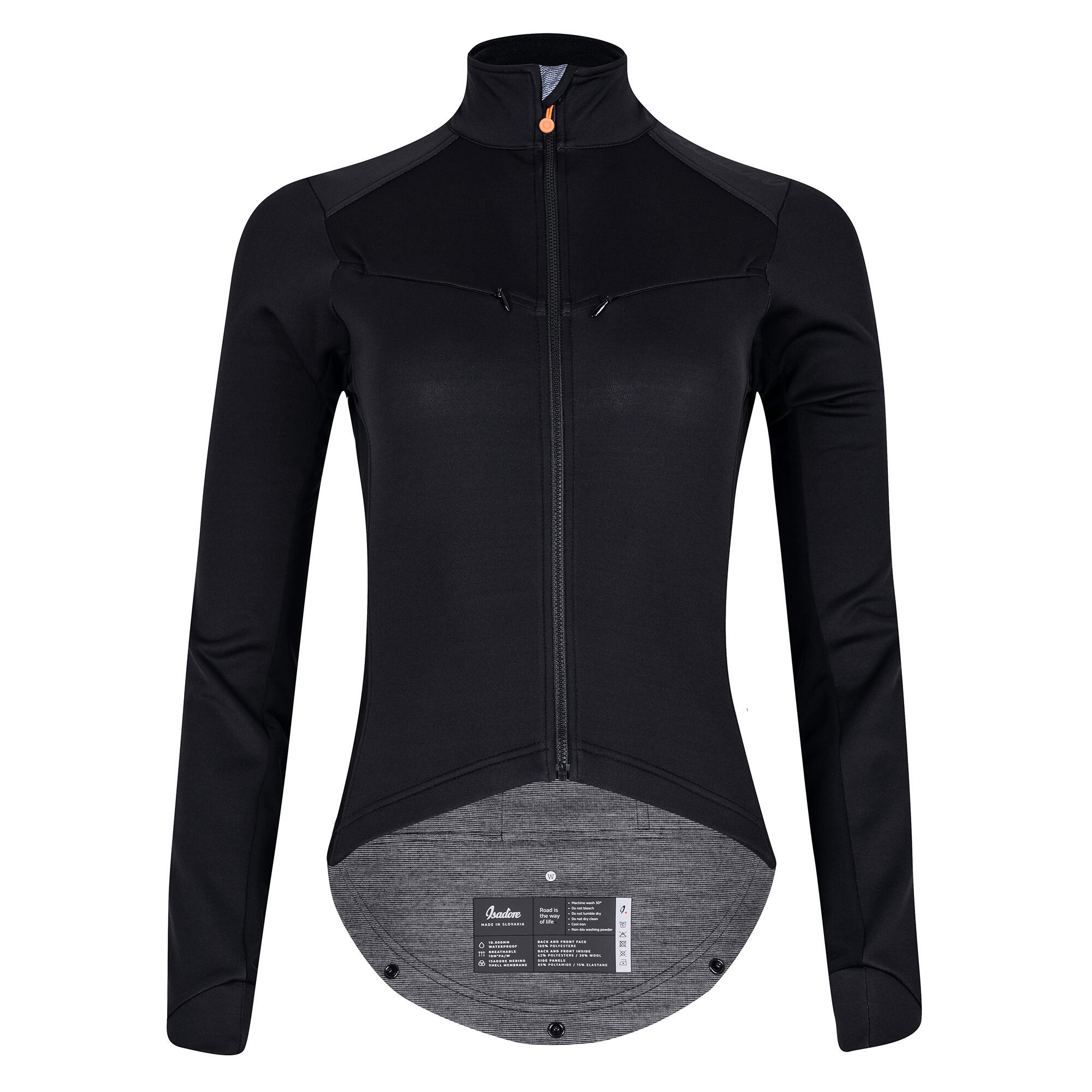 Isadore - Veste De Cyclisme Pour Femmes Softshell Hiver Avec Des Lumières Intégrées Noir - Veste - Noir - 34 2xs - Decathlon