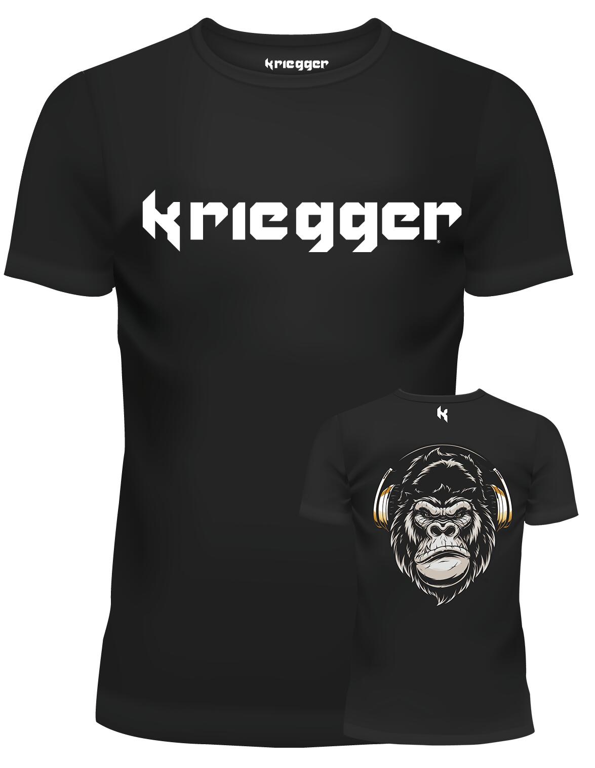 T-SHIRT zwart hoofdtelefoon Hoofd 2/3