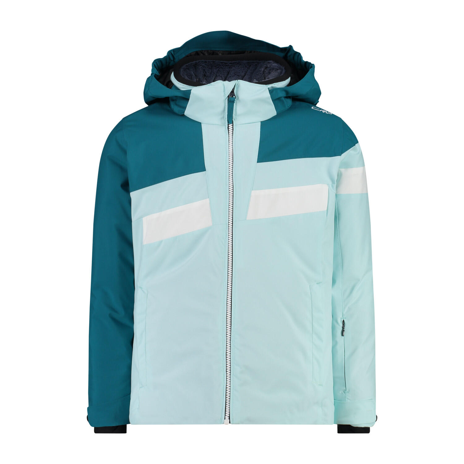 CMP Mädchen Skijacke KID G JACKET SNAPS HOOD 34W4825 1/3