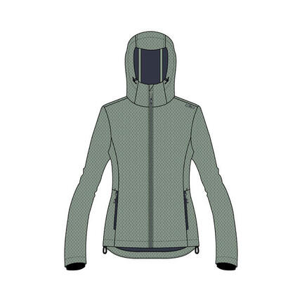 Veste de randonnée à capuche femme CMP