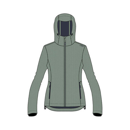 Veste de randonnée à capuche femme CMP