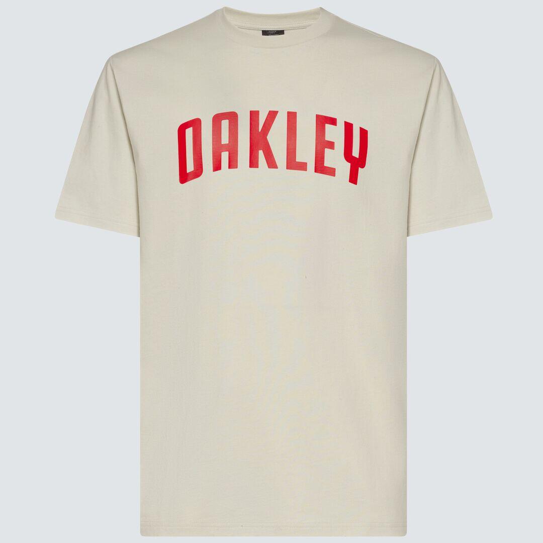 Oakley - Tee-shirt Col Rond Bayshore Homme Blanc - Oakley - T-shirt Manches Courtes - Blanc|rouge - 40 M - Decathlon