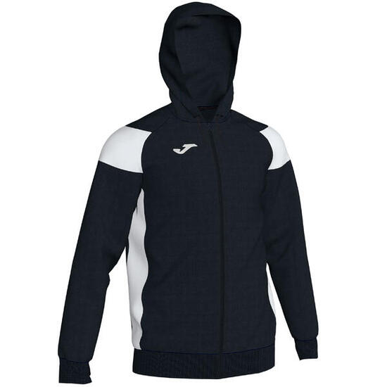 Veste à capuche Homme Joma Crew iii noir blanc
