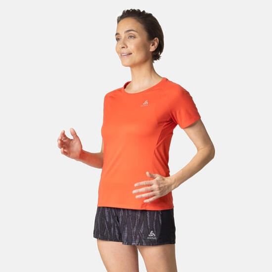 Odlo Essential Chill-Tec Kurzarmshirt für Frauen Khaki