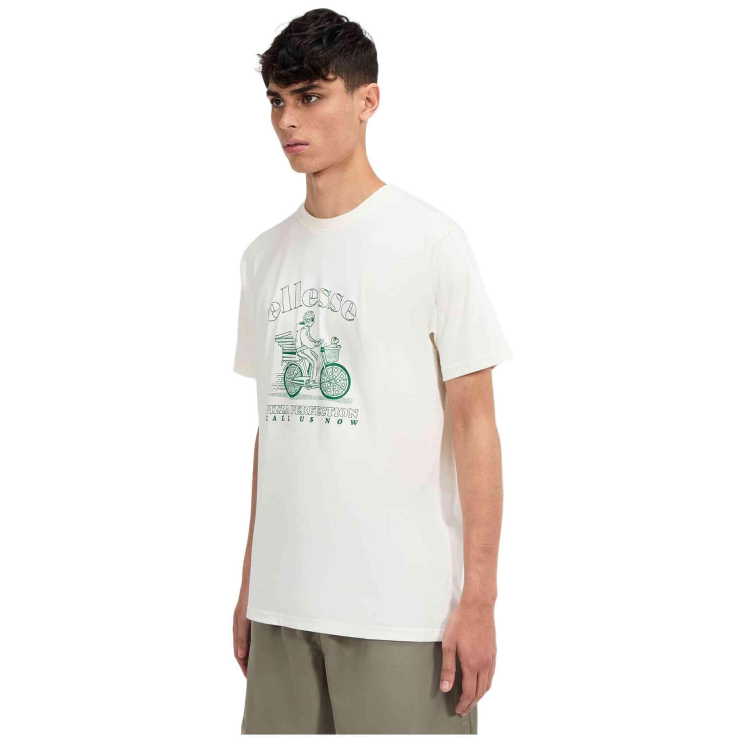 T-shirt pour Homme Ellesse Mellino Blanc 5/5