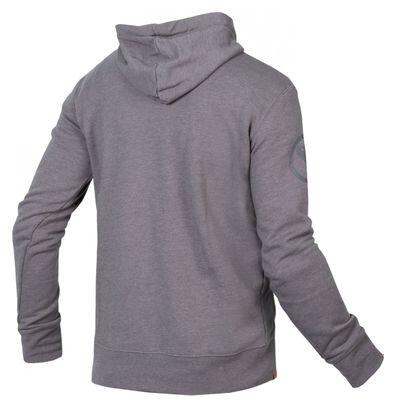 Sweat à capuche Endura One Clan Gris 2/2