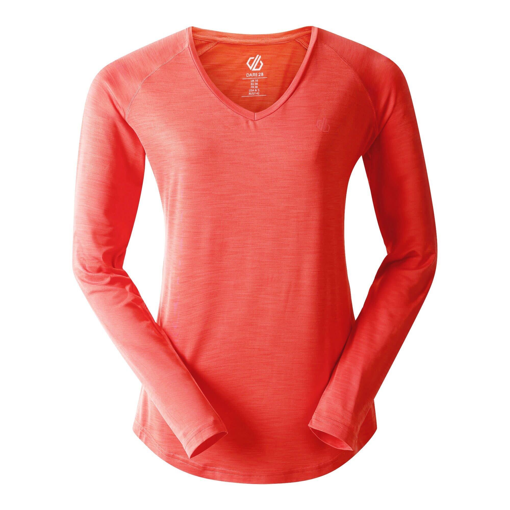 T Shirts Hemden Damen - Dare2B Discernible Tee LONG W -  Peach Bloom 2/5