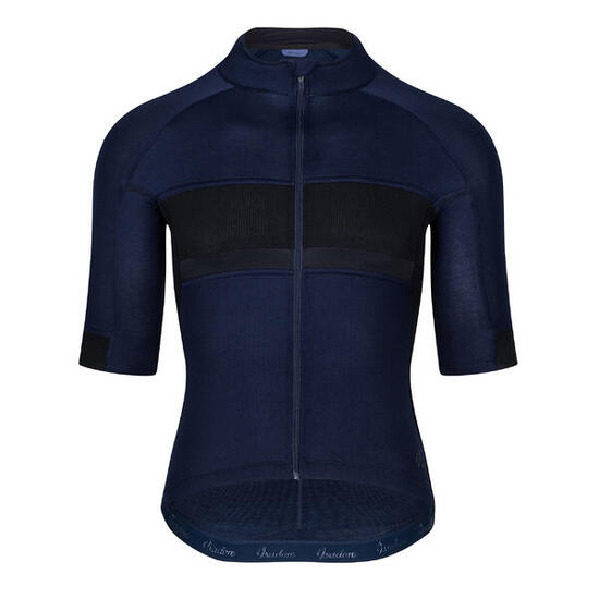 Maglia a manica corta da ciclismo da uomo Gravel Blu Marino
