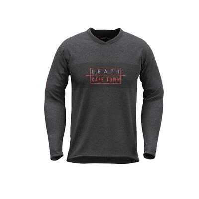 Mtb-fietsshirt voor heren gravity 2.0 grijs