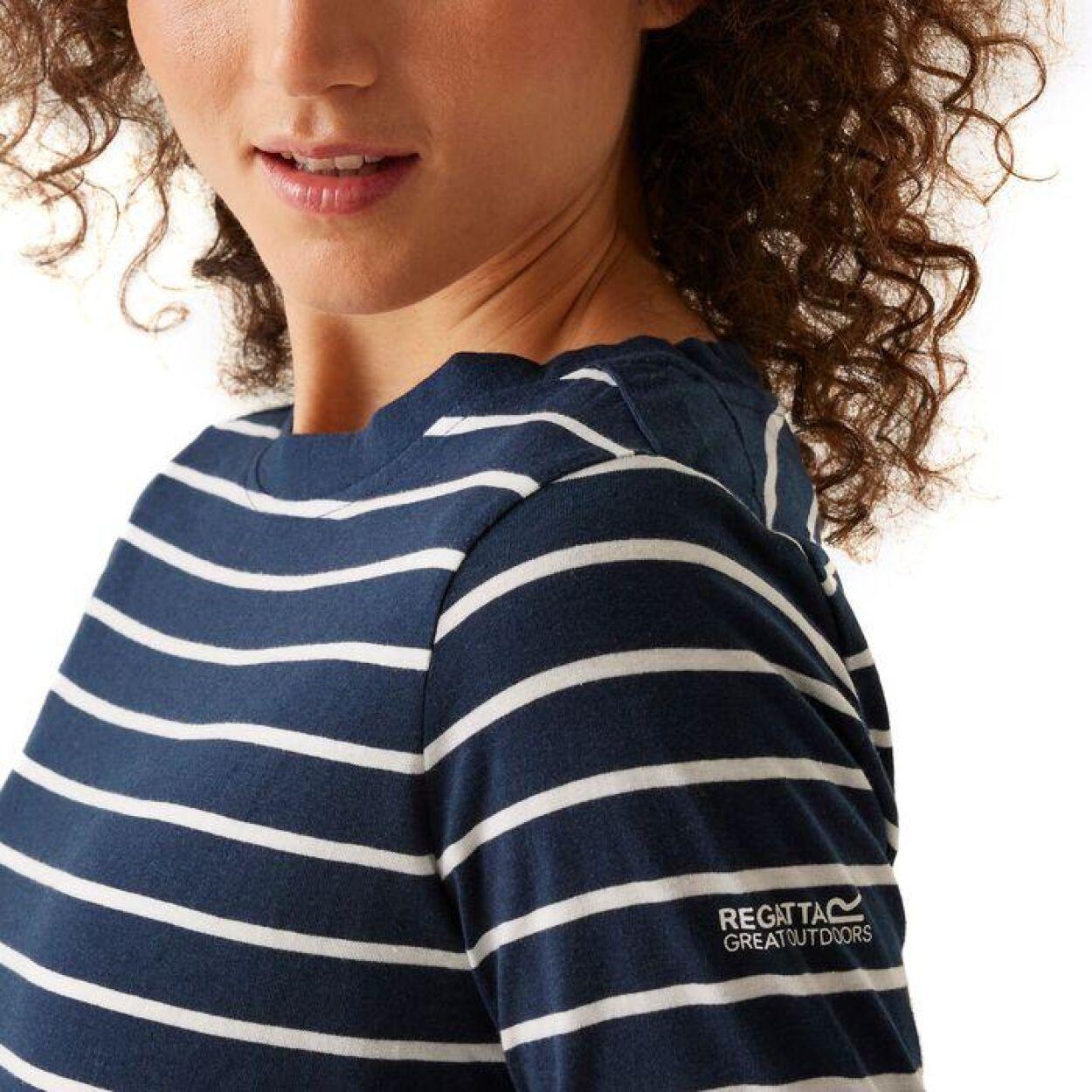 REGATTA Regatta T-Shirts Bayletta Tee  Femmes Navy/White 4/5