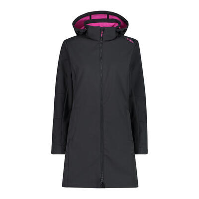 Dames parka met rits en capuchon cmp