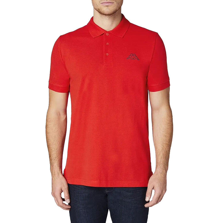 Kappa Peleot Polo, Mannen, T-shirt, rood 5/5