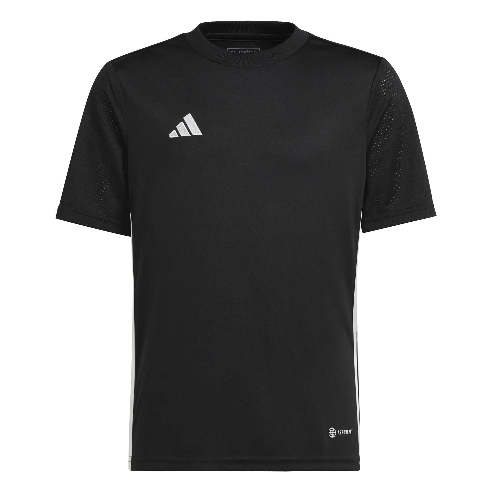 Tricou adidas Fotbal Junior Negru-Alb